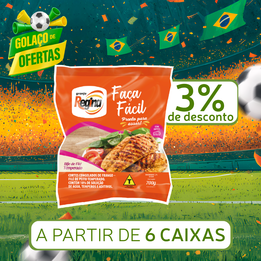 Bife de Fil&eacute; Cong 700g - Fa&ccedil;a F&aacute;cil